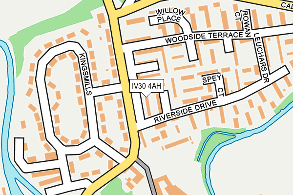 IV30 4AH map - OS OpenMap – Local (Ordnance Survey) IV30 4AH map - OS OpenMap – Local (Ordnance Survey)