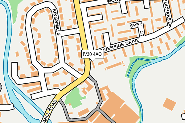 IV30 4AQ map - OS OpenMap – Local (Ordnance Survey) IV30 4AQ map - OS OpenMap – Local (Ordnance Survey)