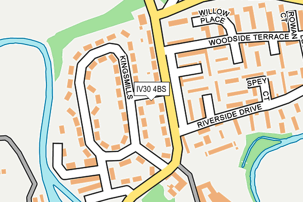 IV30 4BS map - OS OpenMap – Local (Ordnance Survey) IV30 4BS map - OS OpenMap – Local (Ordnance Survey)