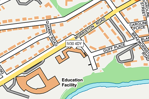 IV30 4DY map - OS OpenMap – Local (Ordnance Survey) IV30 4DY map - OS OpenMap – Local (Ordnance Survey)