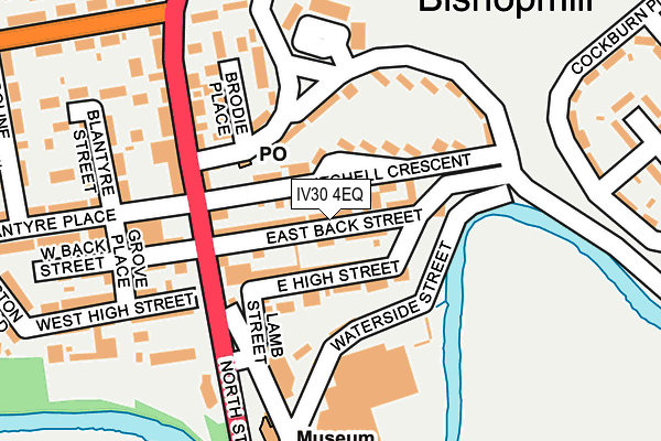IV30 4EQ map - OS OpenMap – Local (Ordnance Survey) IV30 4EQ map - OS OpenMap – Local (Ordnance Survey)