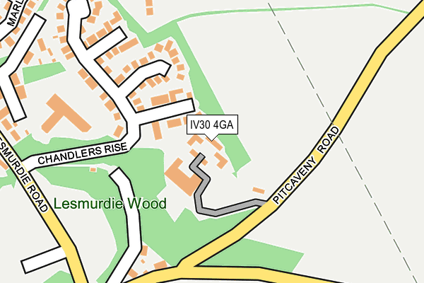 IV30 4GA map - OS OpenMap – Local (Ordnance Survey) IV30 4GA map - OS OpenMap – Local (Ordnance Survey)