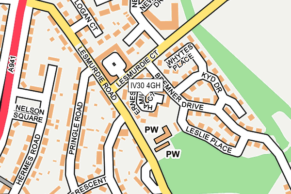 IV30 4GH map - OS OpenMap – Local (Ordnance Survey) IV30 4GH map - OS OpenMap – Local (Ordnance Survey)