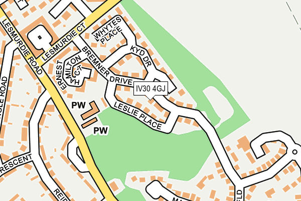 IV30 4GJ map - OS OpenMap – Local (Ordnance Survey) IV30 4GJ map - OS OpenMap – Local (Ordnance Survey)