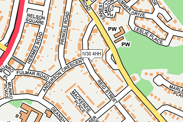 IV30 4HH map - OS OpenMap – Local (Ordnance Survey) IV30 4HH map - OS OpenMap – Local (Ordnance Survey)