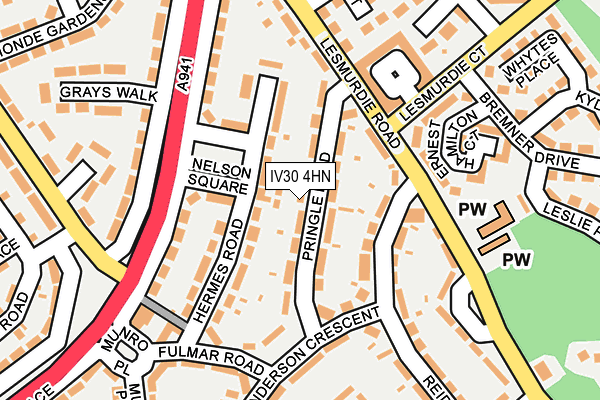 IV30 4HN map - OS OpenMap – Local (Ordnance Survey) IV30 4HN map - OS OpenMap – Local (Ordnance Survey)