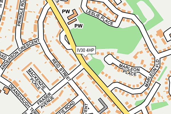 IV30 4HP map - OS OpenMap – Local (Ordnance Survey) IV30 4HP map - OS OpenMap – Local (Ordnance Survey)