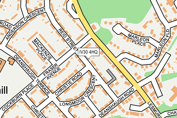 IV30 4HQ map - OS OpenMap – Local (Ordnance Survey) IV30 4HQ map - OS OpenMap – Local (Ordnance Survey)