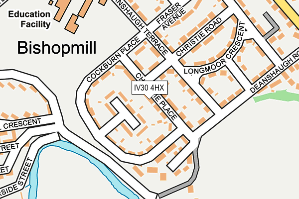IV30 4HX map - OS OpenMap – Local (Ordnance Survey) IV30 4HX map - OS OpenMap – Local (Ordnance Survey)