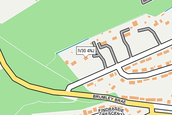 IV30 4NJ map - OS OpenMap – Local (Ordnance Survey) IV30 4NJ map - OS OpenMap – Local (Ordnance Survey)
