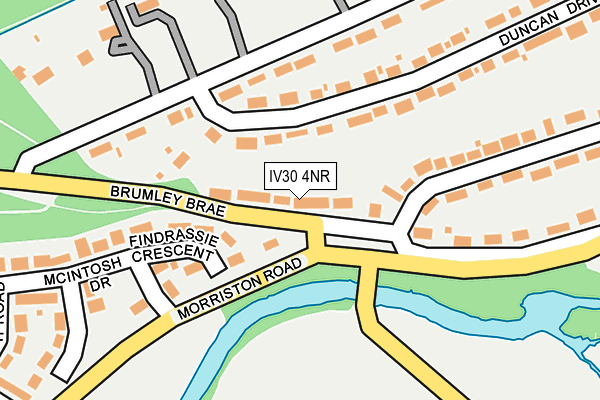 IV30 4NR map - OS OpenMap – Local (Ordnance Survey) IV30 4NR map - OS OpenMap – Local (Ordnance Survey)