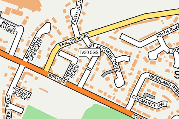 IV30 5GS map - OS OpenMap – Local (Ordnance Survey) IV30 5GS map - OS OpenMap – Local (Ordnance Survey)