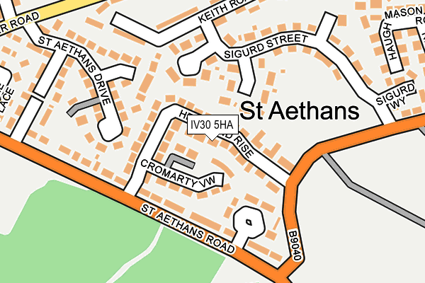 IV30 5HA map - OS OpenMap – Local (Ordnance Survey) IV30 5HA map - OS OpenMap – Local (Ordnance Survey)