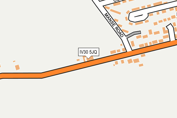 IV30 5JQ map - OS OpenMap – Local (Ordnance Survey) IV30 5JQ map - OS OpenMap – Local (Ordnance Survey)