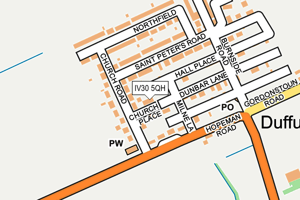 IV30 5QH map - OS OpenMap – Local (Ordnance Survey) IV30 5QH map - OS OpenMap – Local (Ordnance Survey)