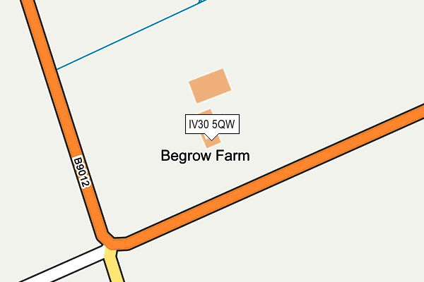 IV30 5QW map - OS OpenMap – Local (Ordnance Survey) IV30 5QW map - OS OpenMap – Local (Ordnance Survey)