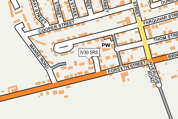 IV30 5RS map - OS OpenMap – Local (Ordnance Survey) IV30 5RS map - OS OpenMap – Local (Ordnance Survey)