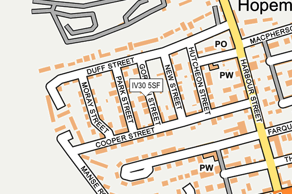 IV30 5SF map - OS OpenMap – Local (Ordnance Survey) IV30 5SF map - OS OpenMap – Local (Ordnance Survey)