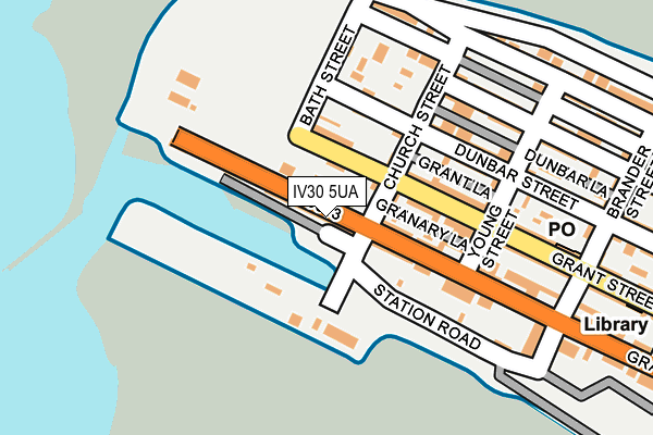 IV30 5UA map - OS OpenMap – Local (Ordnance Survey) IV30 5UA map - OS OpenMap – Local (Ordnance Survey)