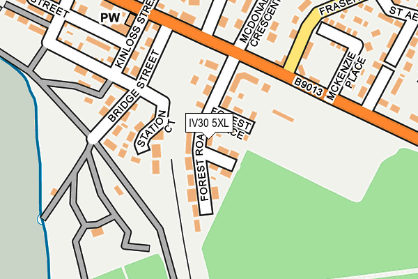 IV30 5XL map - OS OpenMap – Local (Ordnance Survey) IV30 5XL map - OS OpenMap – Local (Ordnance Survey)