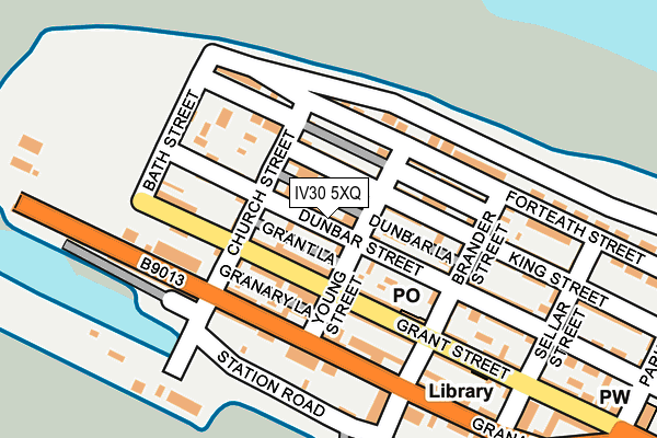 IV30 5XQ map - OS OpenMap – Local (Ordnance Survey) IV30 5XQ map - OS OpenMap – Local (Ordnance Survey)