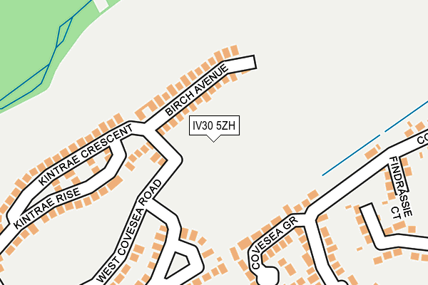 IV30 5ZH map - OS OpenMap – Local (Ordnance Survey) IV30 5ZH map - OS OpenMap – Local (Ordnance Survey)