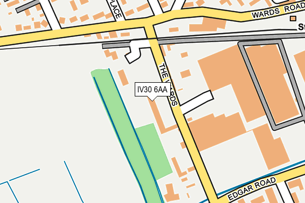 IV30 6AA map - OS OpenMap – Local (Ordnance Survey) IV30 6AA map - OS OpenMap – Local (Ordnance Survey)