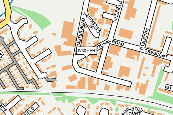 IV30 6AH map - OS OpenMap – Local (Ordnance Survey) IV30 6AH map - OS OpenMap – Local (Ordnance Survey)