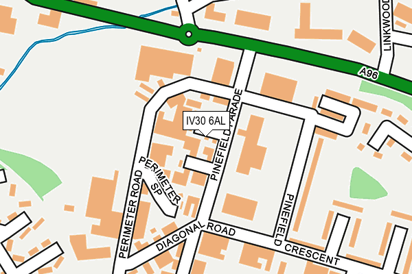 IV30 6AL map - OS OpenMap – Local (Ordnance Survey) IV30 6AL map - OS OpenMap – Local (Ordnance Survey)