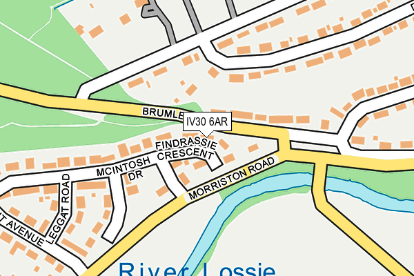 IV30 6AR map - OS OpenMap – Local (Ordnance Survey) IV30 6AR map - OS OpenMap – Local (Ordnance Survey)