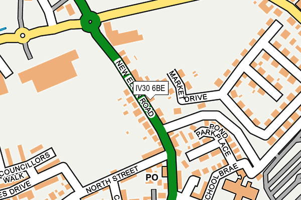 IV30 6BE map - OS OpenMap – Local (Ordnance Survey) IV30 6BE map - OS OpenMap – Local (Ordnance Survey)