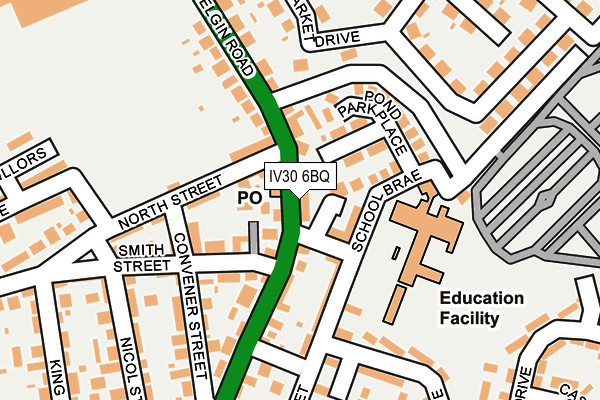 IV30 6BQ map - OS OpenMap – Local (Ordnance Survey) IV30 6BQ map - OS OpenMap – Local (Ordnance Survey)