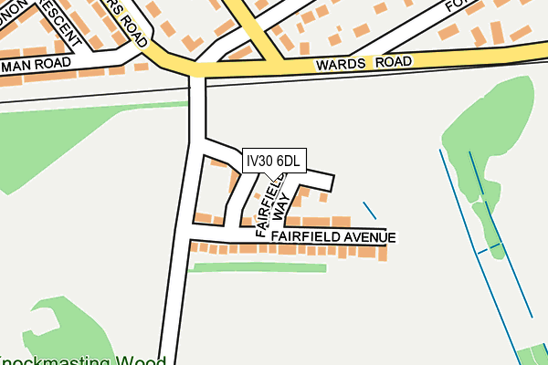 IV30 6DL map - OS OpenMap – Local (Ordnance Survey) IV30 6DL map - OS OpenMap – Local (Ordnance Survey)