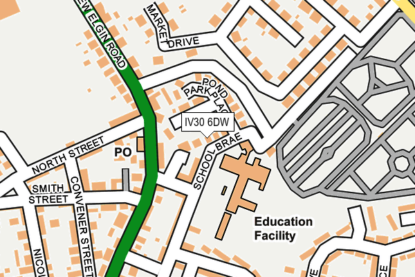 IV30 6DW map - OS OpenMap – Local (Ordnance Survey) IV30 6DW map - OS OpenMap – Local (Ordnance Survey)