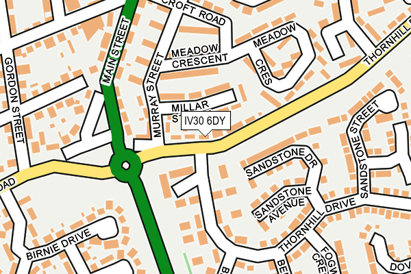 IV30 6DY map - OS OpenMap – Local (Ordnance Survey) IV30 6DY map - OS OpenMap – Local (Ordnance Survey)