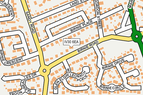 IV30 6EA map - OS OpenMap – Local (Ordnance Survey) IV30 6EA map - OS OpenMap – Local (Ordnance Survey)
