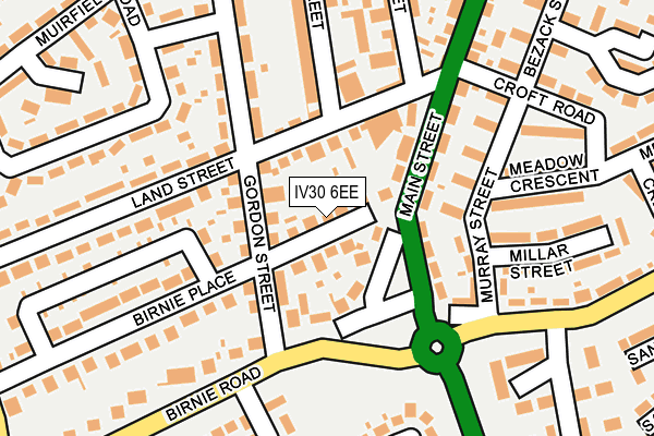 IV30 6EE map - OS OpenMap – Local (Ordnance Survey) IV30 6EE map - OS OpenMap – Local (Ordnance Survey)