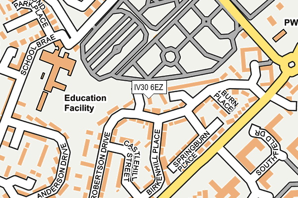 IV30 6EZ map - OS OpenMap – Local (Ordnance Survey) IV30 6EZ map - OS OpenMap – Local (Ordnance Survey)