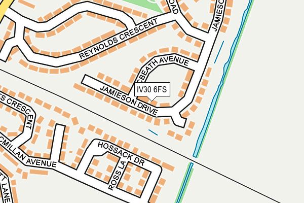 IV30 6FS map - OS OpenMap – Local (Ordnance Survey) IV30 6FS map - OS OpenMap – Local (Ordnance Survey)