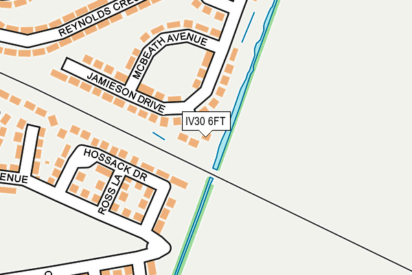IV30 6FT map - OS OpenMap – Local (Ordnance Survey) IV30 6FT map - OS OpenMap – Local (Ordnance Survey)