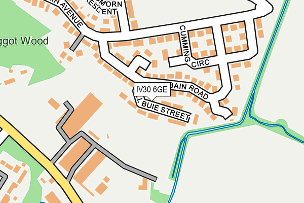 IV30 6GE map - OS OpenMap – Local (Ordnance Survey) IV30 6GE map - OS OpenMap – Local (Ordnance Survey)