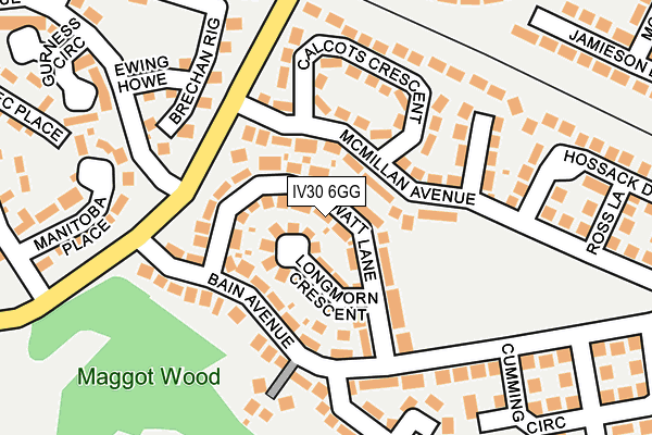 IV30 6GG map - OS OpenMap – Local (Ordnance Survey) IV30 6GG map - OS OpenMap – Local (Ordnance Survey)