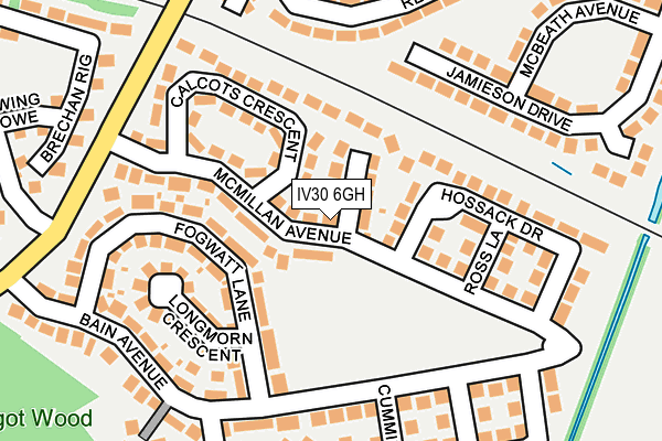 IV30 6GH map - OS OpenMap – Local (Ordnance Survey) IV30 6GH map - OS OpenMap – Local (Ordnance Survey)