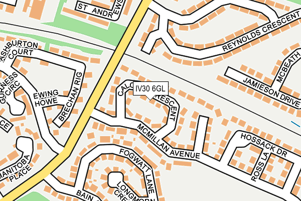 IV30 6GL map - OS OpenMap – Local (Ordnance Survey) IV30 6GL map - OS OpenMap – Local (Ordnance Survey)