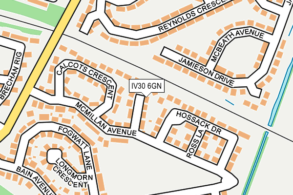 IV30 6GN map - OS OpenMap – Local (Ordnance Survey) IV30 6GN map - OS OpenMap – Local (Ordnance Survey)