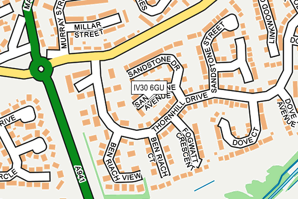 IV30 6GU map - OS OpenMap – Local (Ordnance Survey) IV30 6GU map - OS OpenMap – Local (Ordnance Survey)