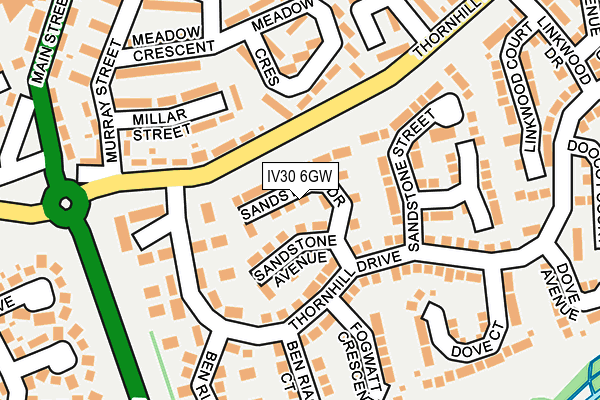 IV30 6GW map - OS OpenMap – Local (Ordnance Survey) IV30 6GW map - OS OpenMap – Local (Ordnance Survey)