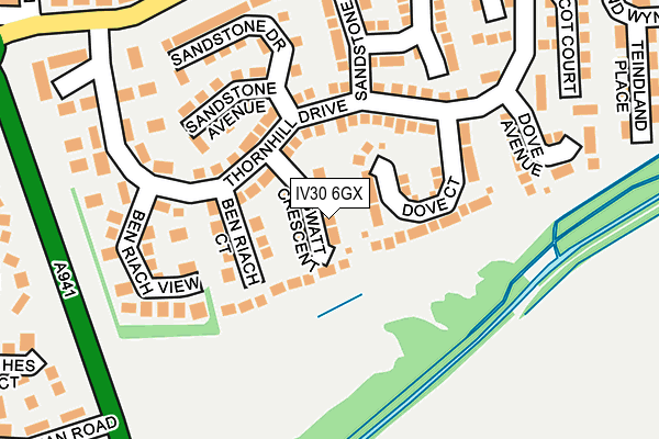IV30 6GX map - OS OpenMap – Local (Ordnance Survey) IV30 6GX map - OS OpenMap – Local (Ordnance Survey)
