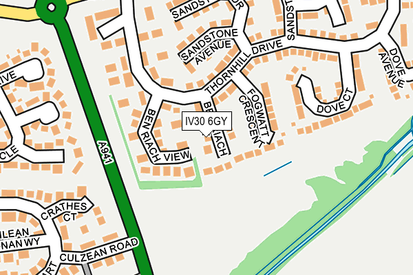 IV30 6GY map - OS OpenMap – Local (Ordnance Survey) IV30 6GY map - OS OpenMap – Local (Ordnance Survey)