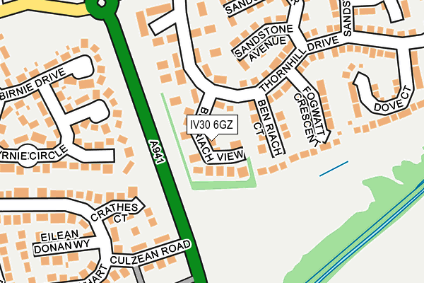 IV30 6GZ map - OS OpenMap – Local (Ordnance Survey) IV30 6GZ map - OS OpenMap – Local (Ordnance Survey)